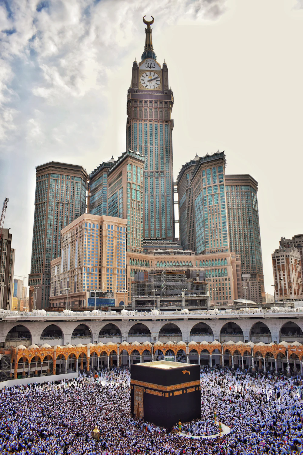 The Kaaba at Masjid al-Haram in Makkah