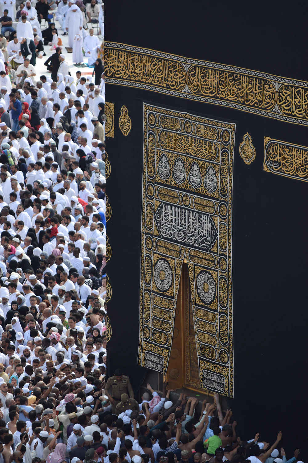Aerial view of the Kaaba and Masjid al-Haram in Makkah
